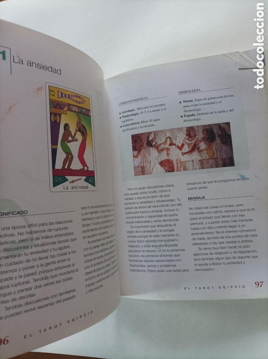 Libros de segunda mano: EL TAROT EGIPCIO / Marta Ram&iacute;rez. El enigma del antiguo Egipto. LIBSA - Foto 7