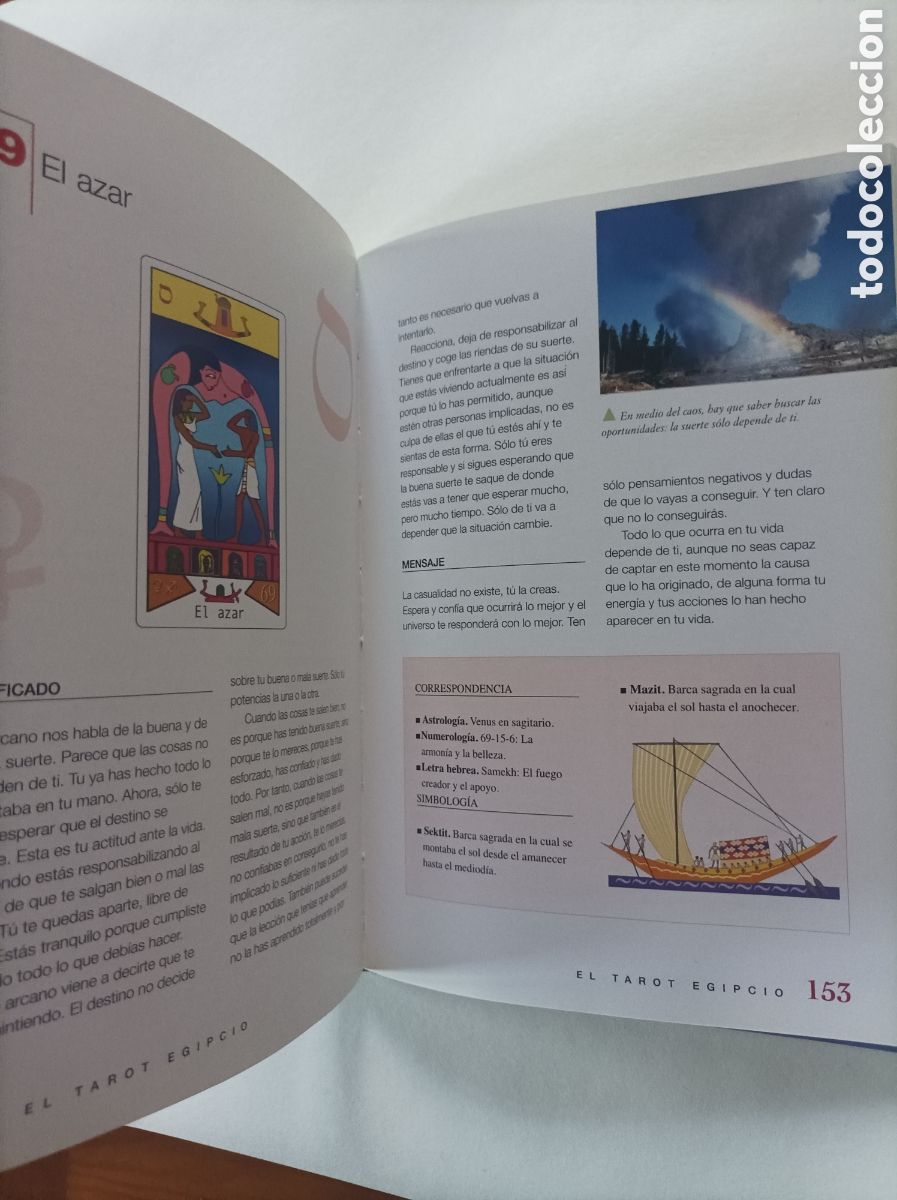 Libros de segunda mano: EL TAROT EGIPCIO / Marta Ram&iacute;rez. El enigma del antiguo Egipto. LIBSA - Foto 9