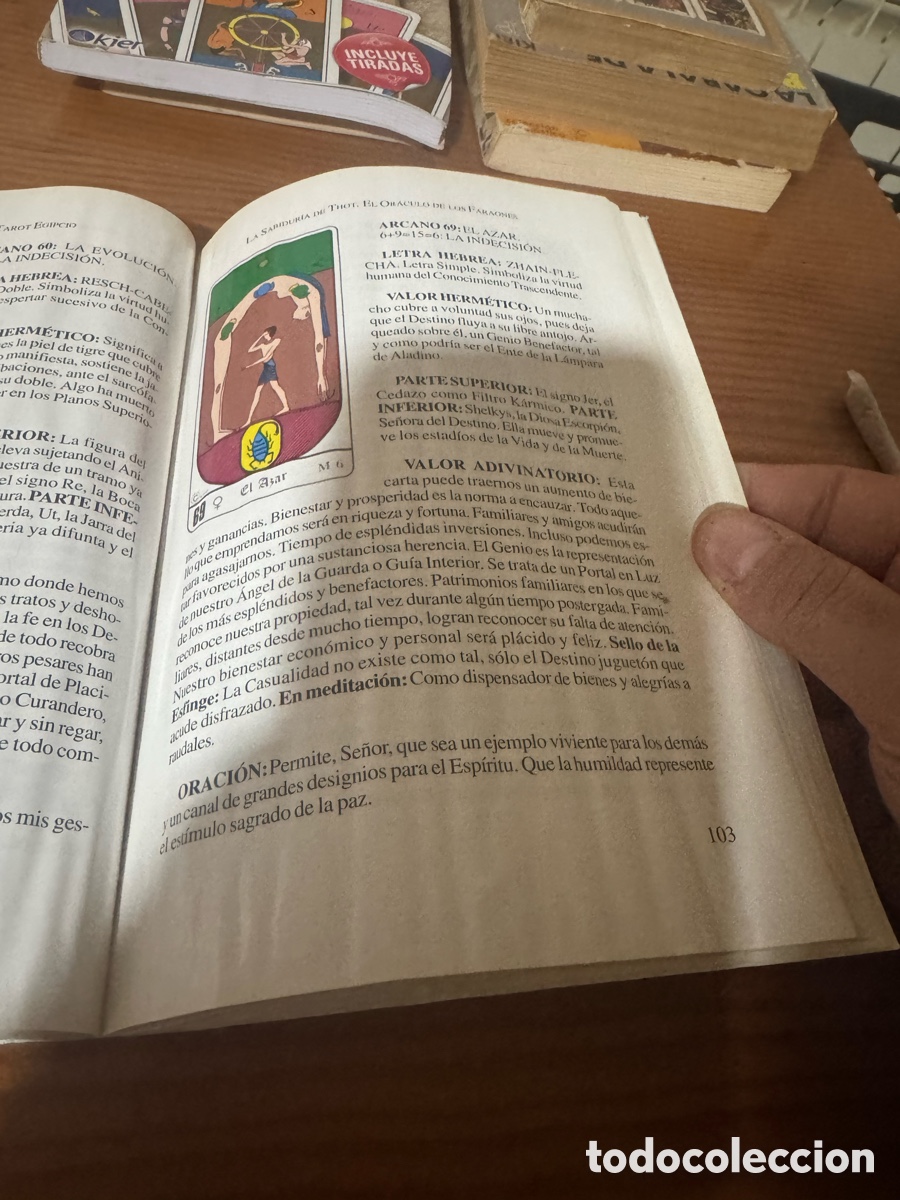 Libros de segunda mano: Libro tarot el gran libro del tarot egipcio de kheto Rigol ediciones karma 7 - Foto 4