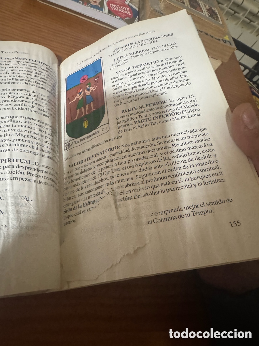 Libros de segunda mano: Libro tarot el gran libro del tarot egipcio de kheto Rigol ediciones karma 7 - Foto 6