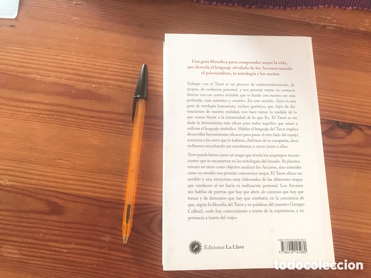 Libros de segunda mano: Tarot. Georges Colleuil. Ediciones La Llave - Foto 3