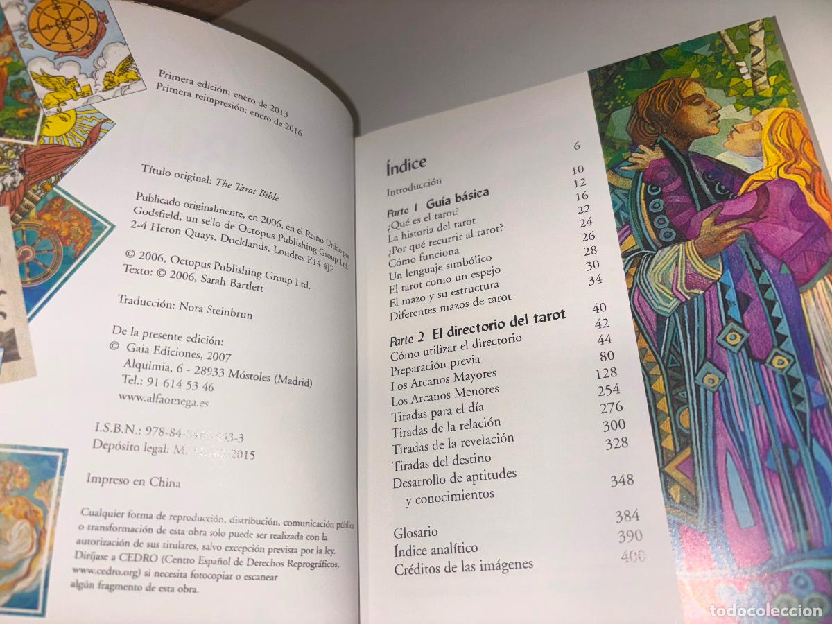 Libros de segunda mano: LA BIBLIA DEL TAROT - SARAH BARTLETT - CIRCULO LECTORES 2015 - Foto 3
