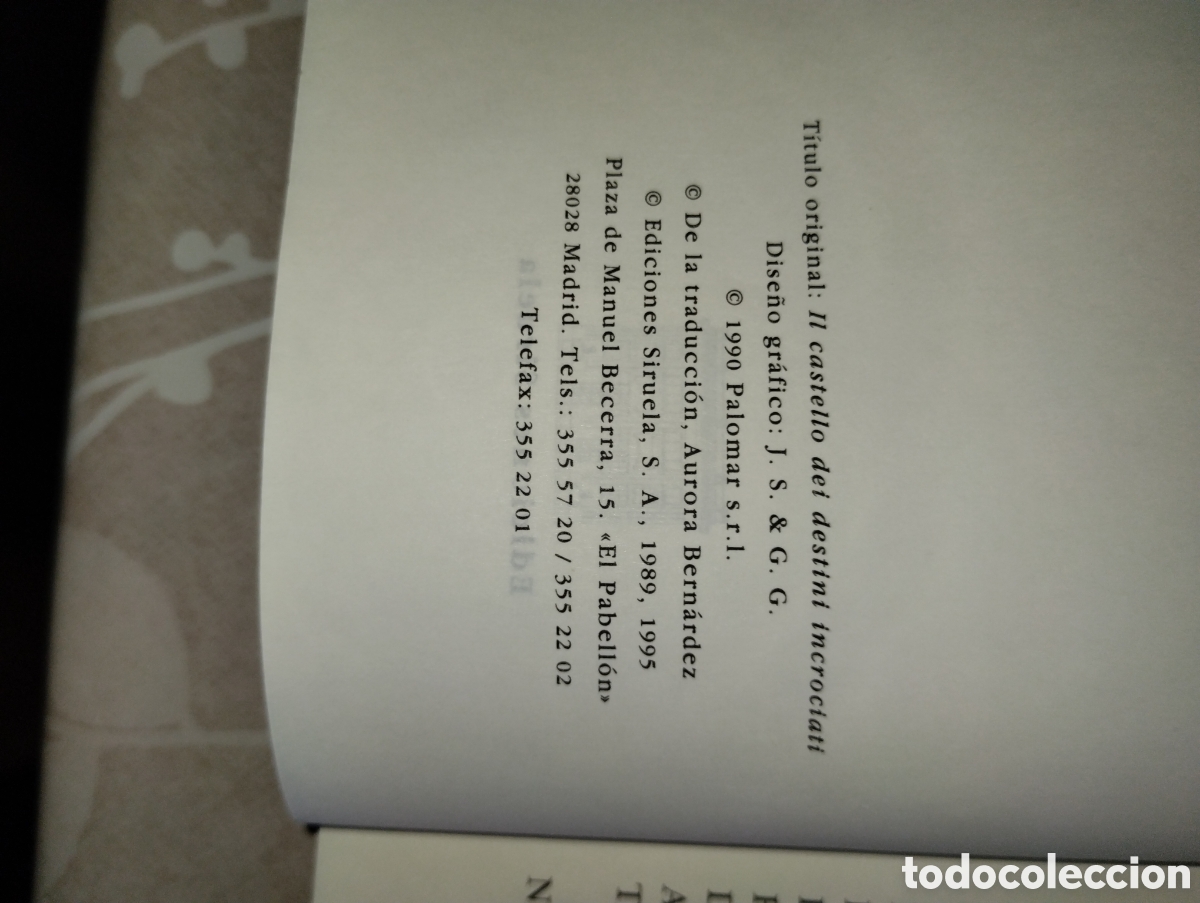 Libros de segunda mano: EL CASTILLO DE LOS DESTINOS CRUZADOS - Foto 4