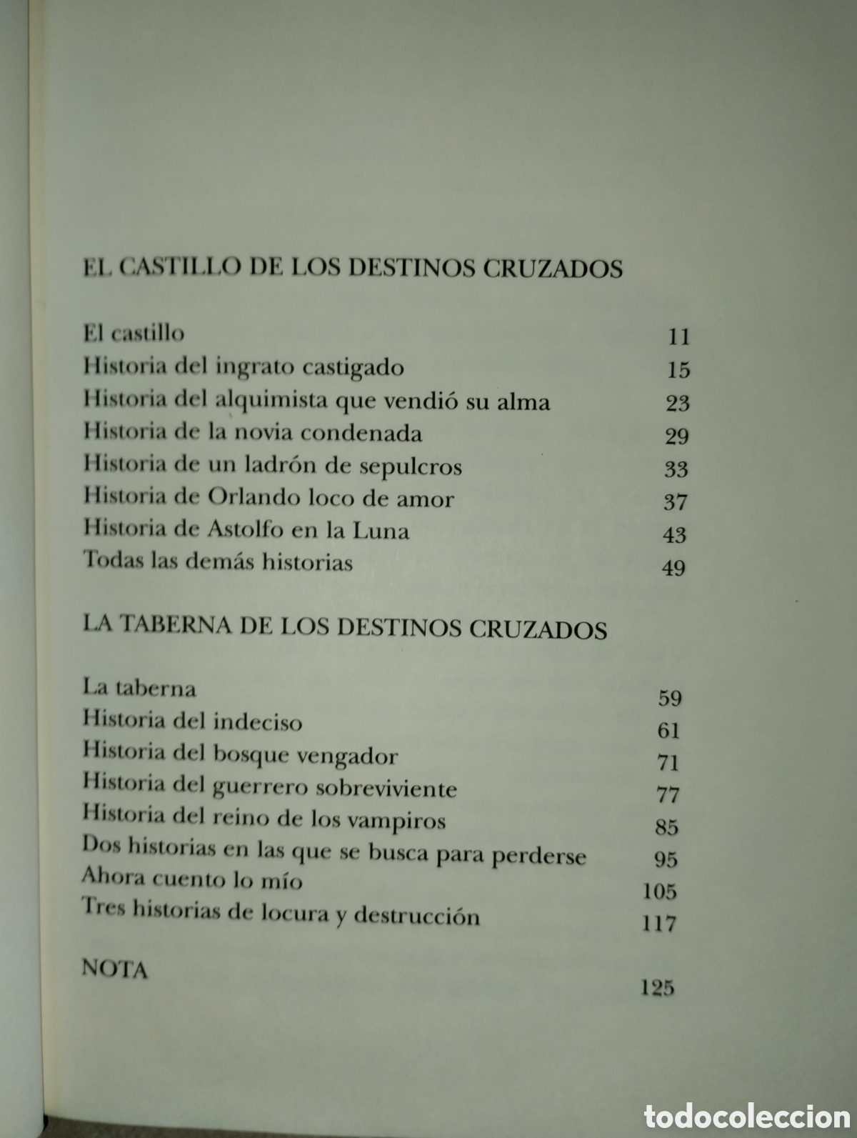 Libros de segunda mano: EL CASTILLO DE LOS DESTINOS CRUZADOS - Foto 5