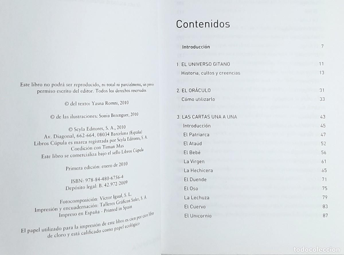 Libros de segunda mano: TAROT GITANO. YASNA ROMNI. SEYLA. C&Uacute;PULA. PRIMERA EDICI&Oacute;N. 2010. - Foto 2