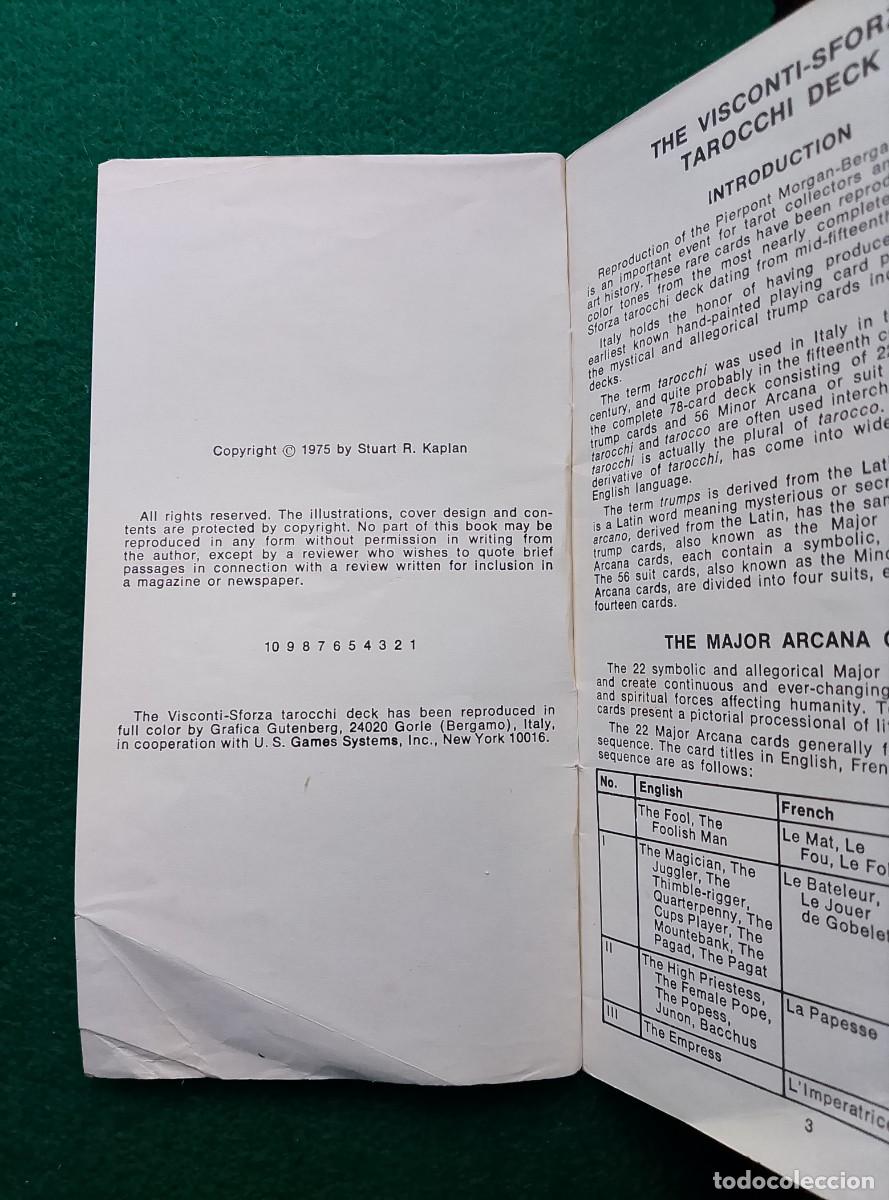 Libros de segunda mano: Tarot Visconti Sforza 1975 - Foto 14