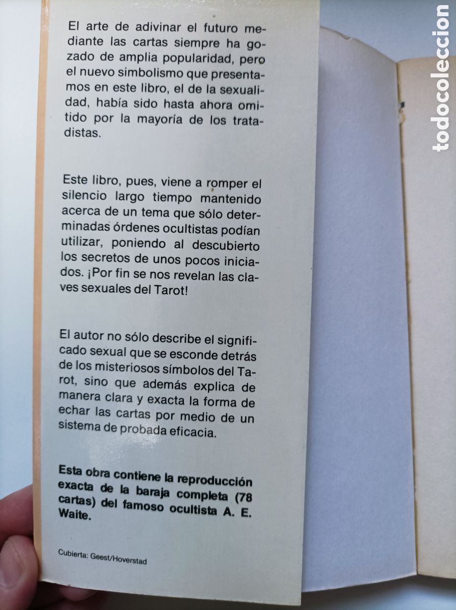 Libros de segunda mano: El tarot sexual Theodor Laurence - Foto 3