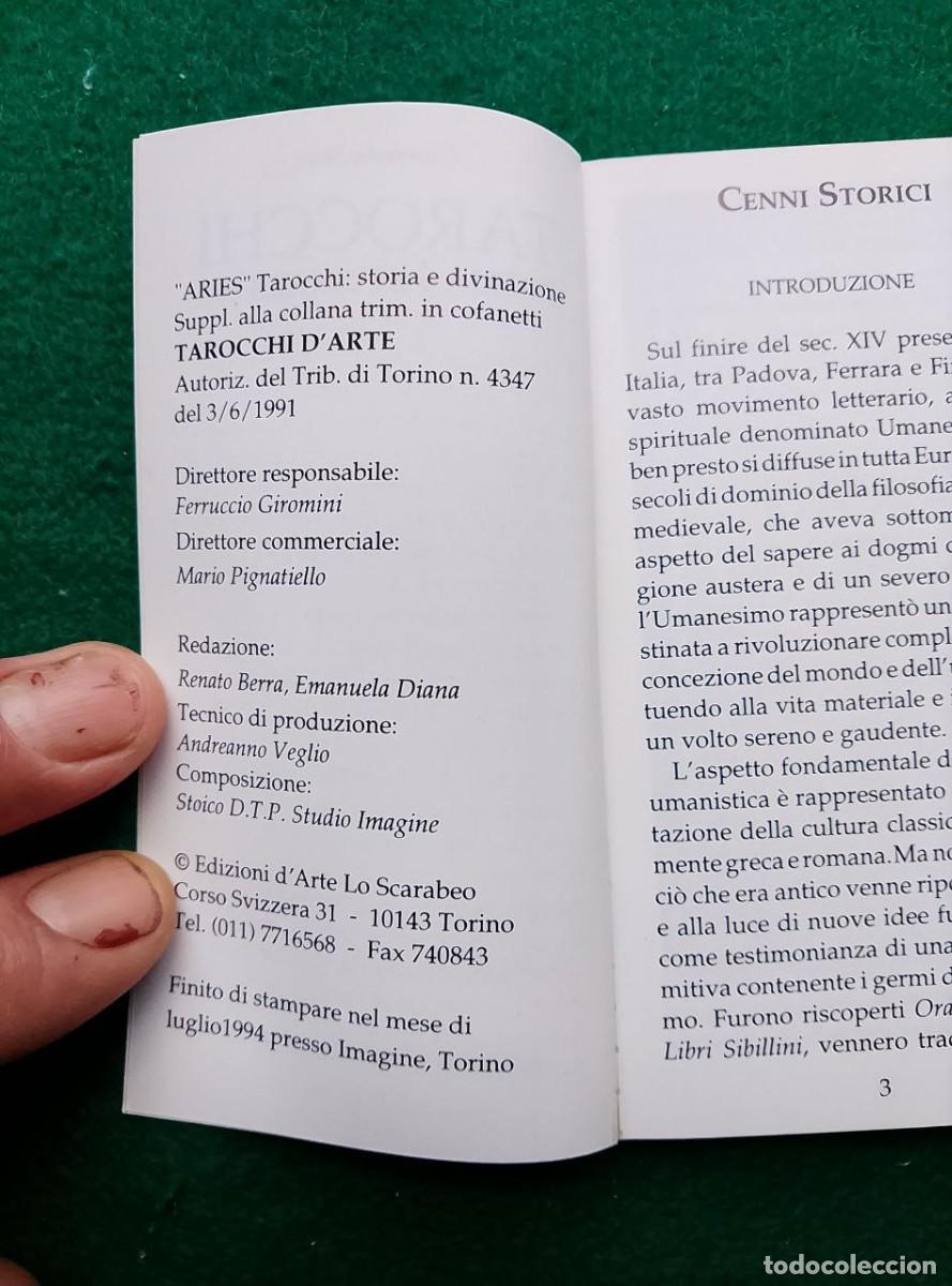 Libros de segunda mano: tarot Tarocchi dellAlba Dorata - Foto 3