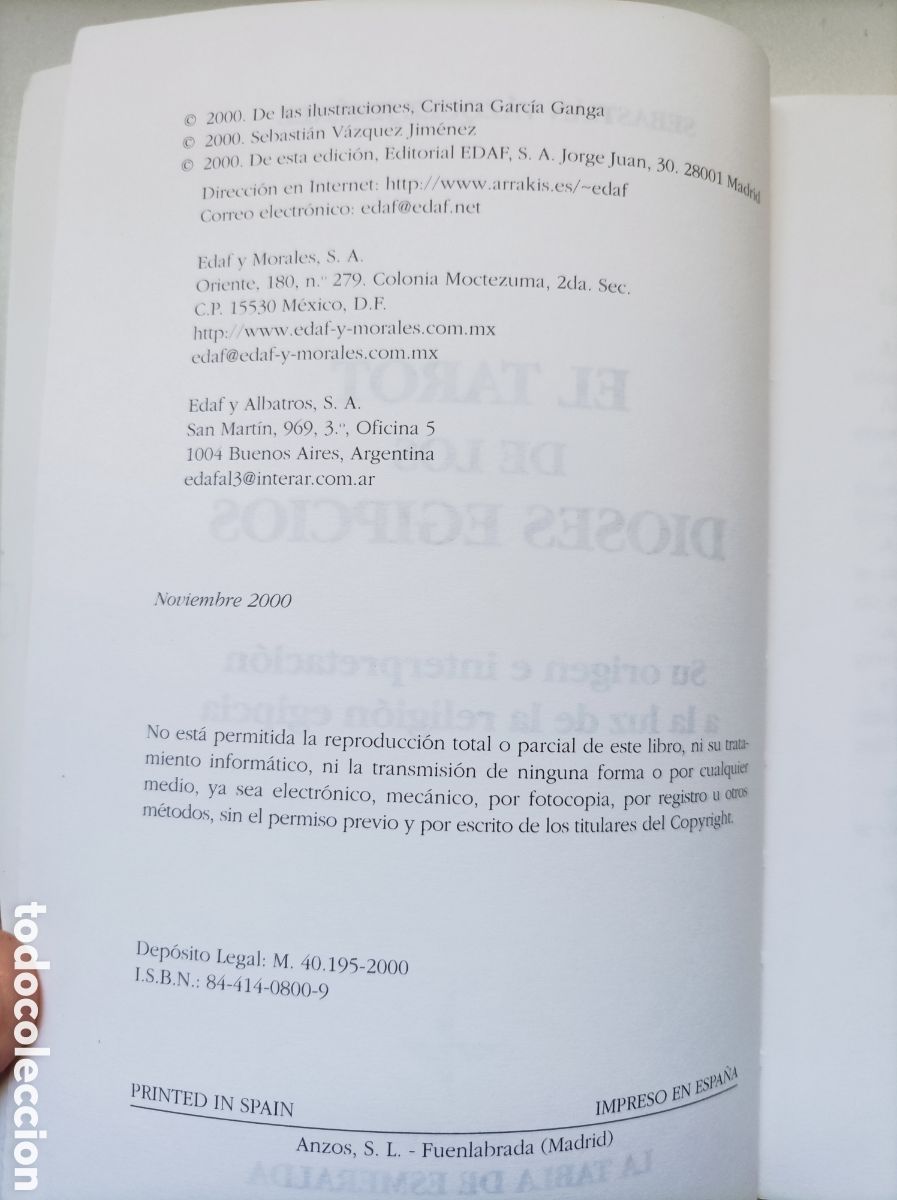 Libros de segunda mano: El tarot de los dioses egipcios 8441408122 - Foto 4