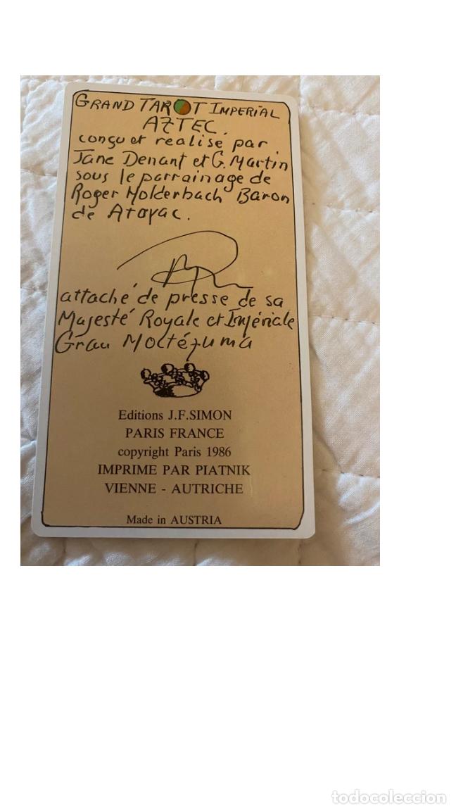Libros de segunda mano: Tarot Azteca de 1986 - Foto 4