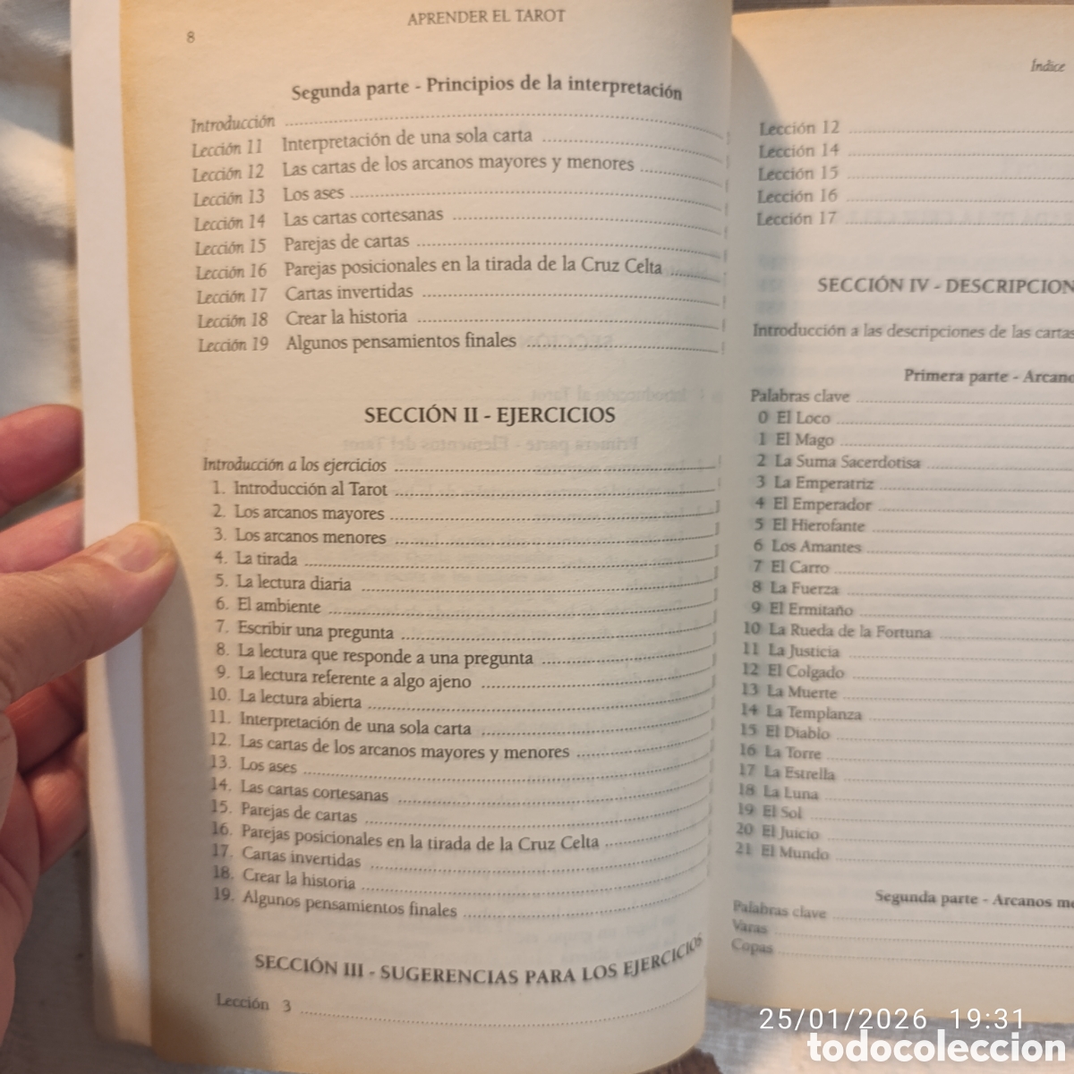 Libros de segunda mano: Curso Pr&aacute;ctico de Tarot&rdquo;&nbsp;de Joan Bunning.&nbsp;Editorial Urano. - Foto 4