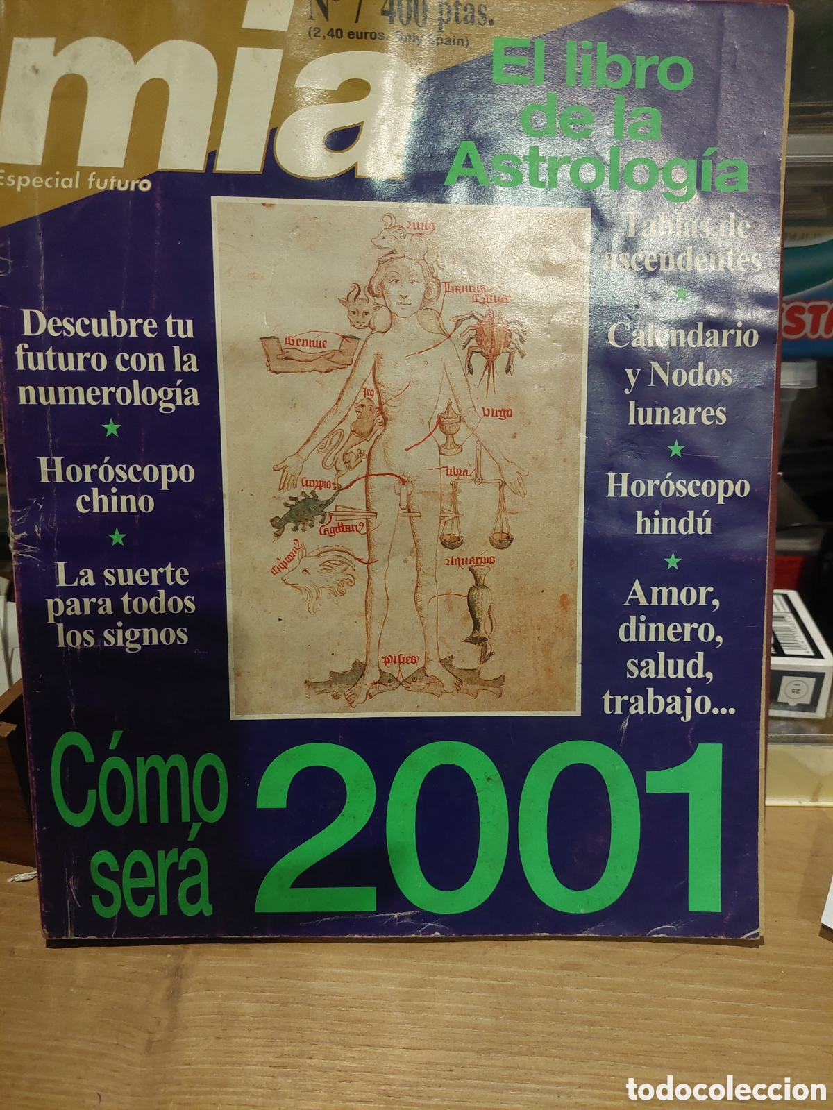 Libros de segunda mano: MIA EL LIBRO ASTROLOG&Iacute;A N&Uacute;MERO 7 COMO SERA 2001 - Foto 1