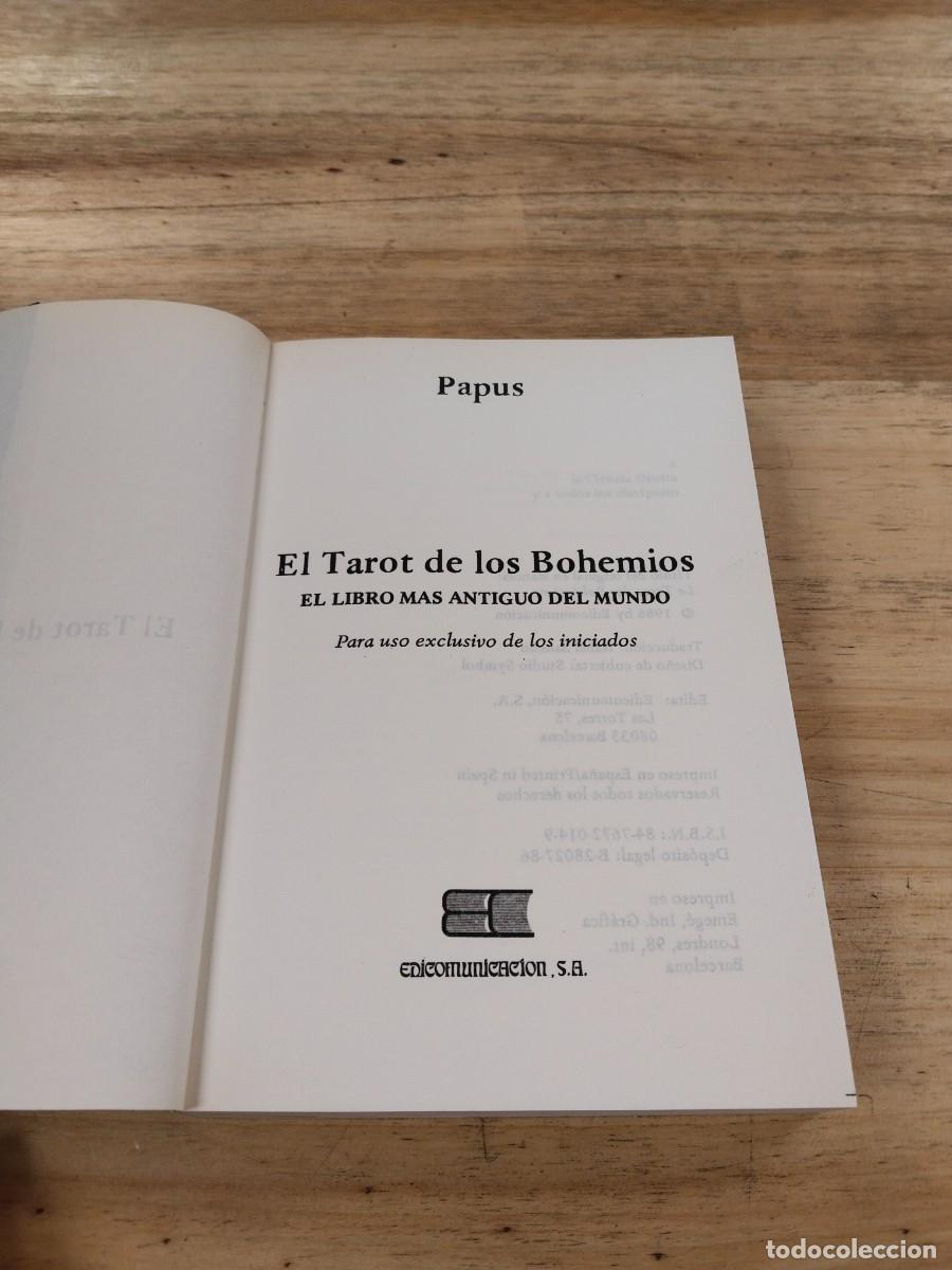 Libros de segunda mano: El Tarot de los Bohemios - Papus - Foto 4