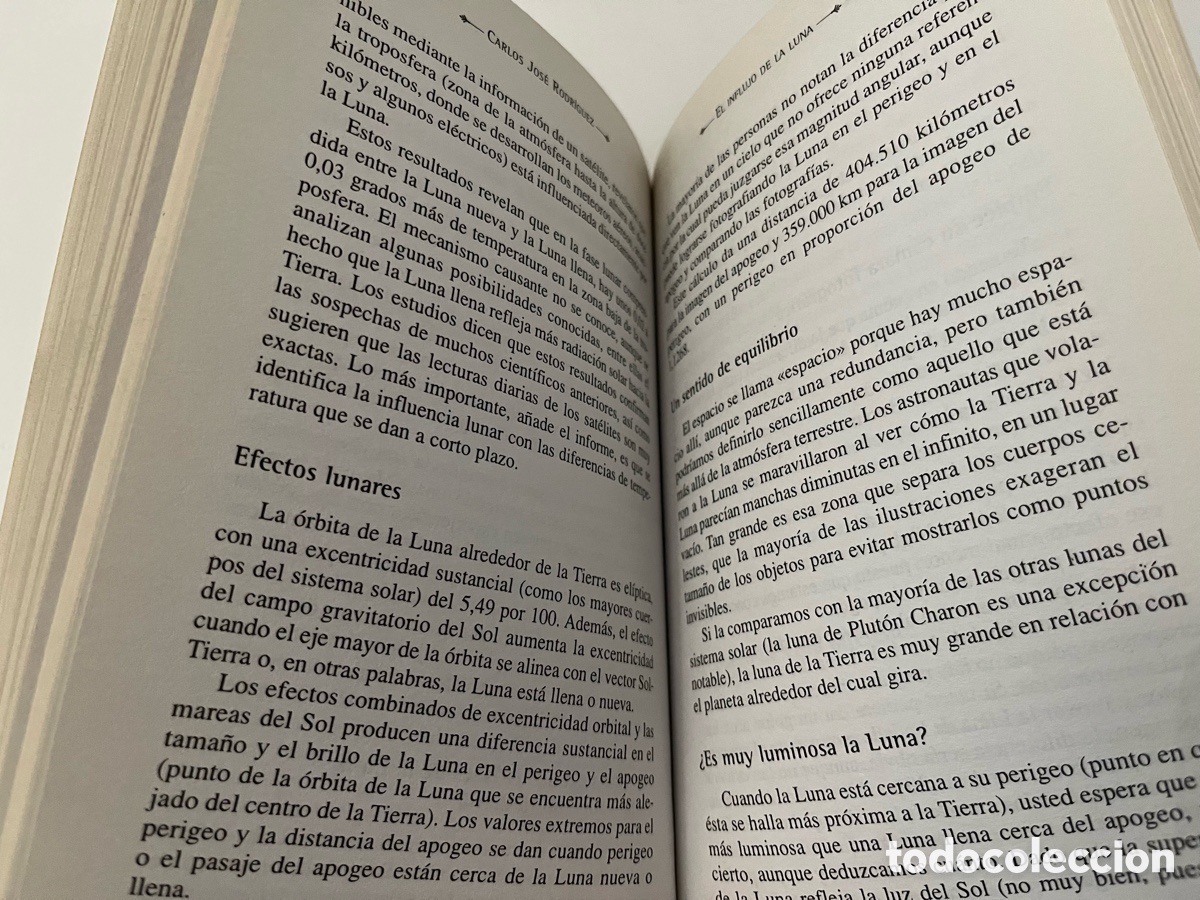 Libros de segunda mano: Libro El influjo de la luna - Carlos Jos&eacute; Rodr&iacute;guez - Foto 9