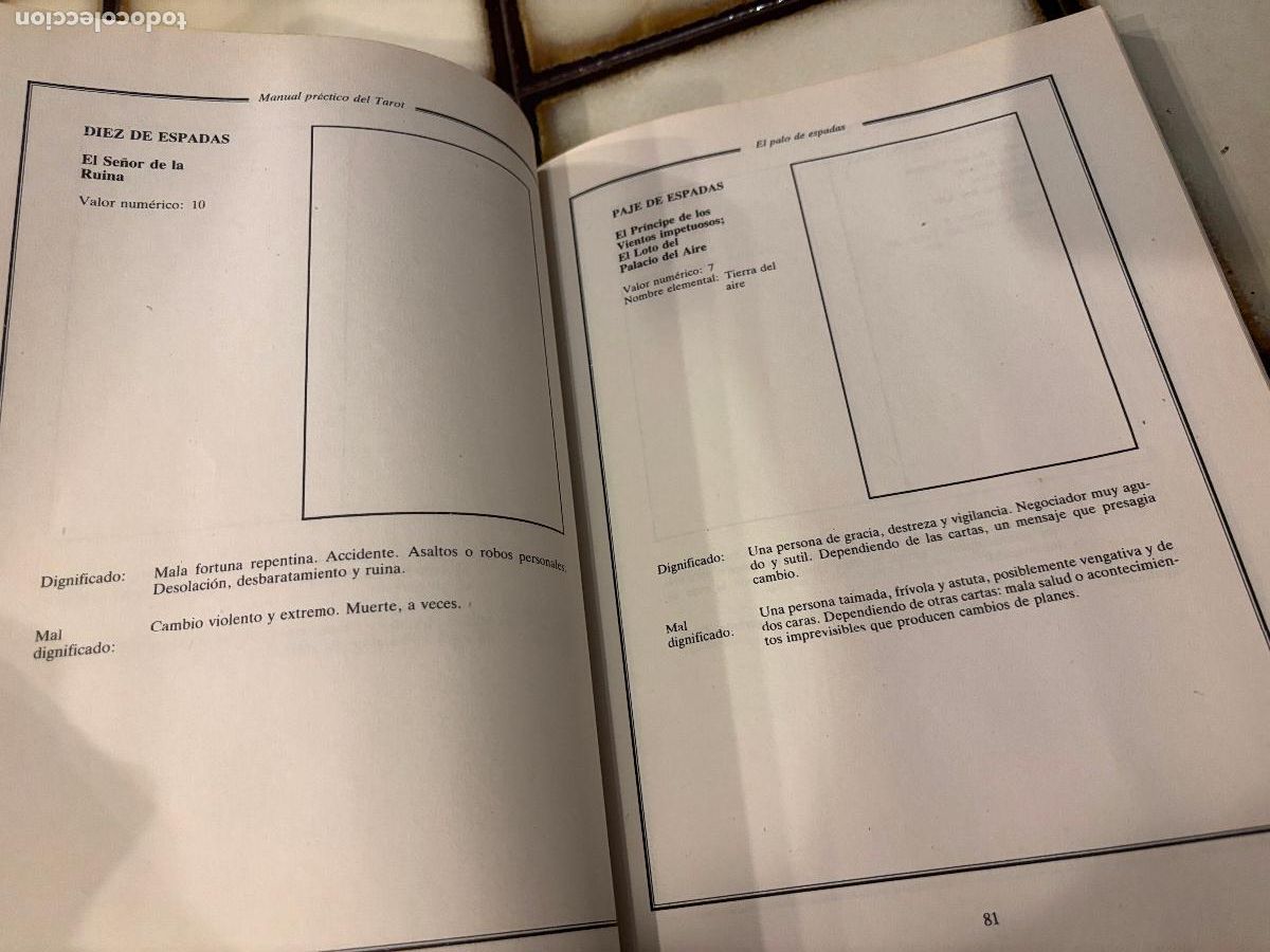 Libros de segunda mano: Manual pr&aacute;ctico del Tarot. Emily Peach. - Foto 4