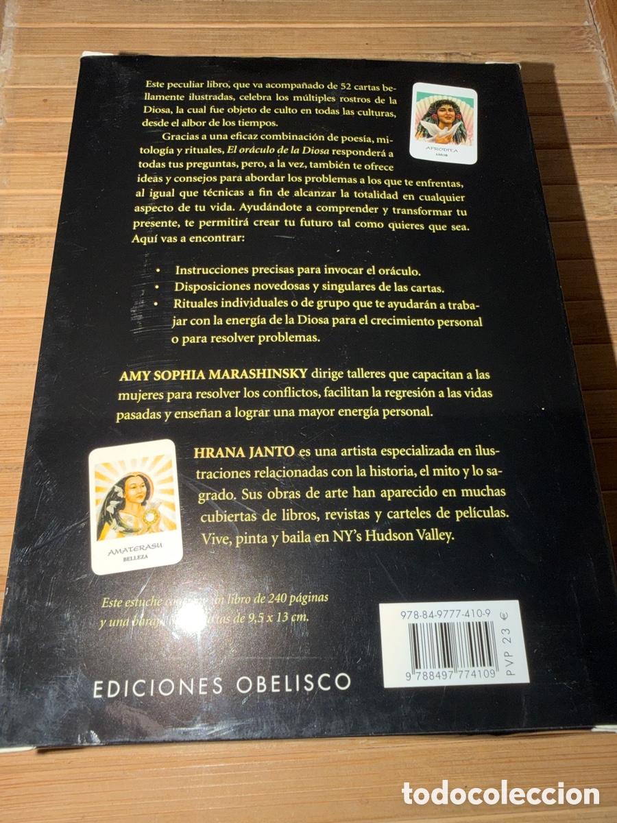 Libros de segunda mano: El or&aacute;culo de la diosa incluye Libro y cartas - Foto 2