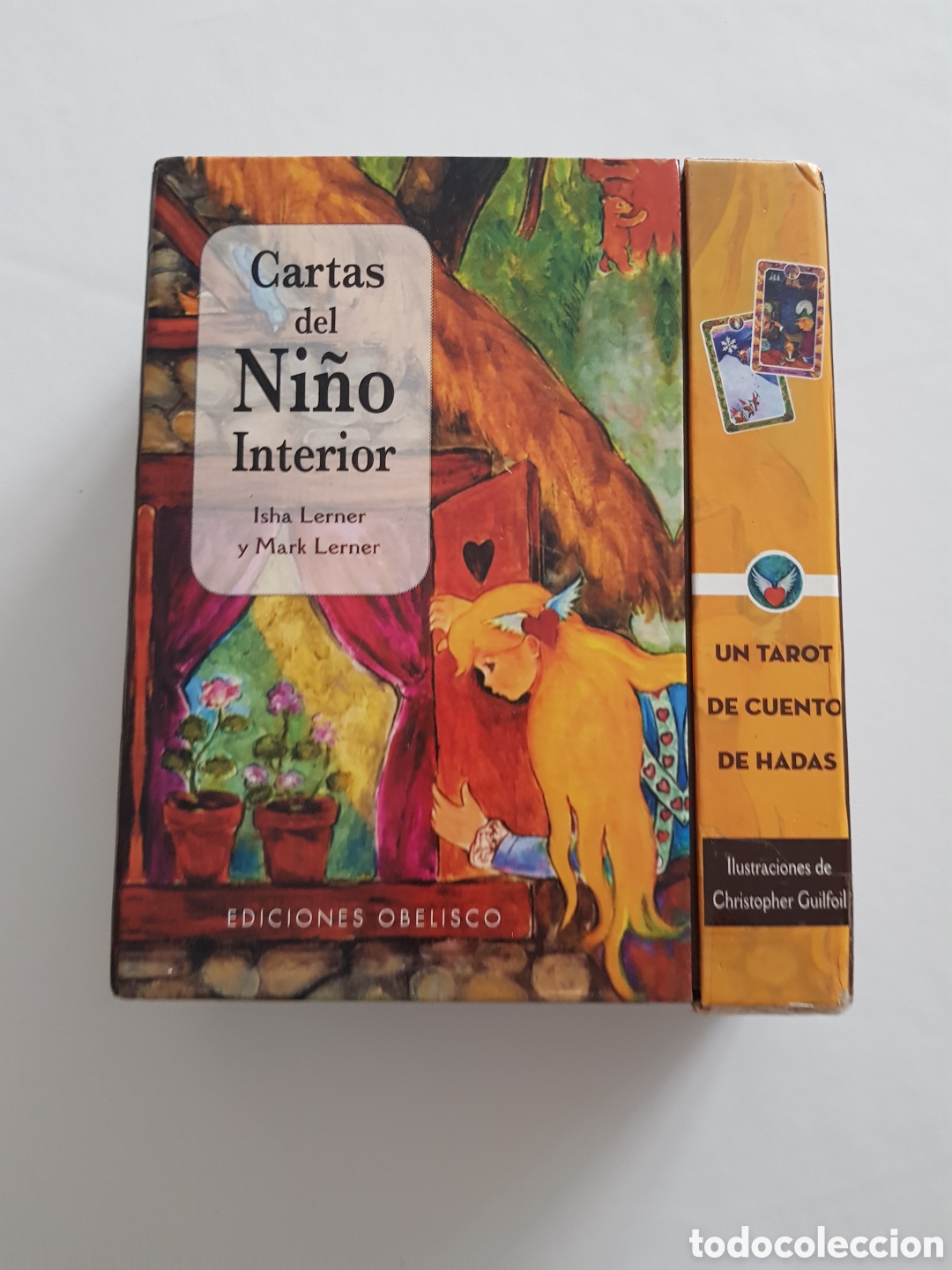 Libros de segunda mano: CARTAS DEL NI&Ntilde;O INTERIOR - Libro + baraja Tarot - Isha Lerner y Mark Lerner - Ed. Obelisco