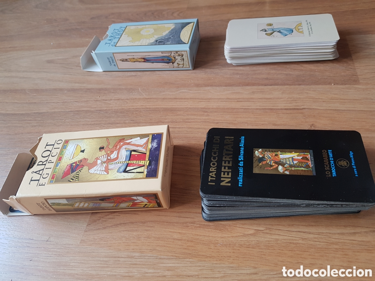 Libros de segunda mano: Pack naipes tarot. Tarot egipcio, tarot thot - Foto 11