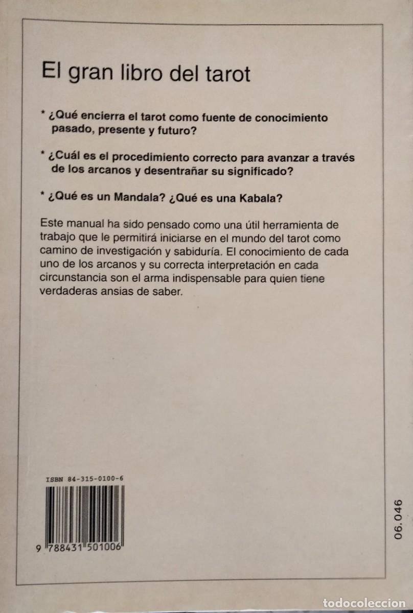 Libros de segunda mano: Valerio Sanfo-El gran libro del tarot.De Vecchi.1993. - Foto 2