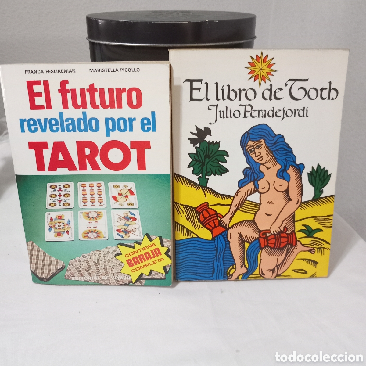 Libri di seconda mano: EL LIBRO de TOTH/Julio Peradejirdi+EL FUTURO REVELADO POR EL TAROT(sin baraja)