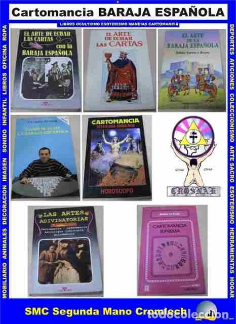 Libros de segunda mano: 8 Libros CARTOMANCIA CARTAS ESPA&Ntilde;OLAS BARAJA ESPA&Ntilde;OLA de la Biblioteca CROSNAK