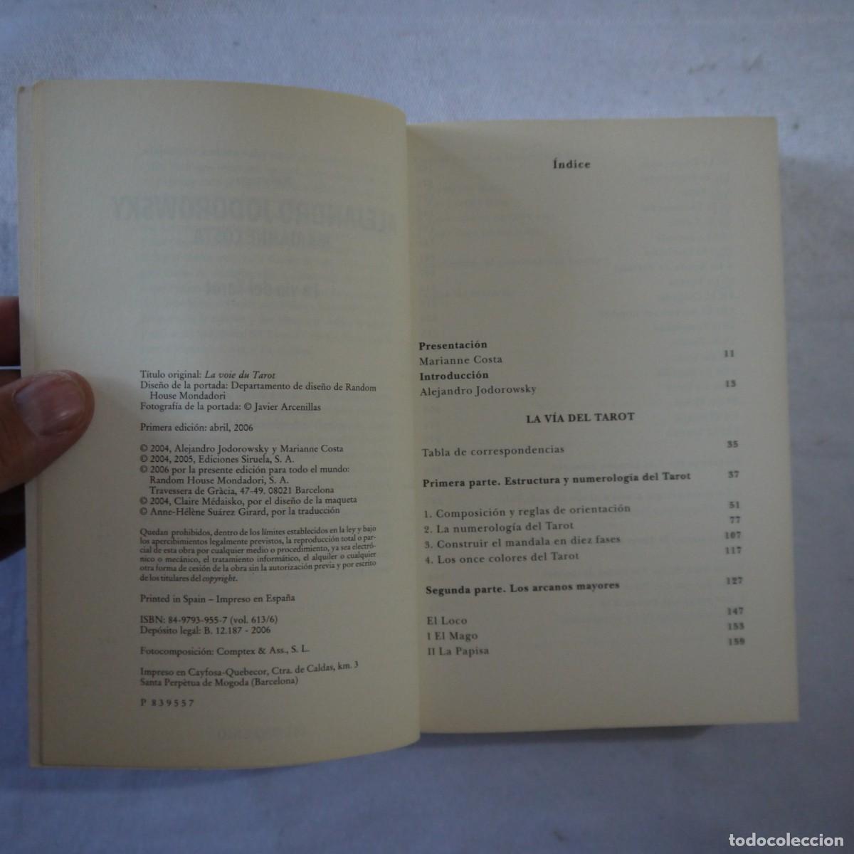 Libros de segunda mano: LA V&Iacute;A DEL TAROT - ALEJANDRO JODOROWSKY - DEBOLSILLO - 2006 - 1 - Foto 5