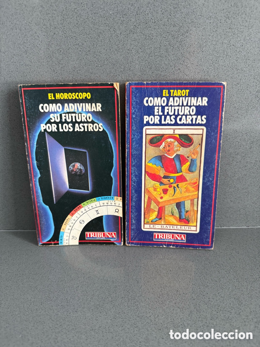Second hand books: LOTE LIBROS TAROT - EL HOROSCOPO - COMO ADIVINAR SU FUTURO POR LOS ASTROS Y POR LAS CARTAS