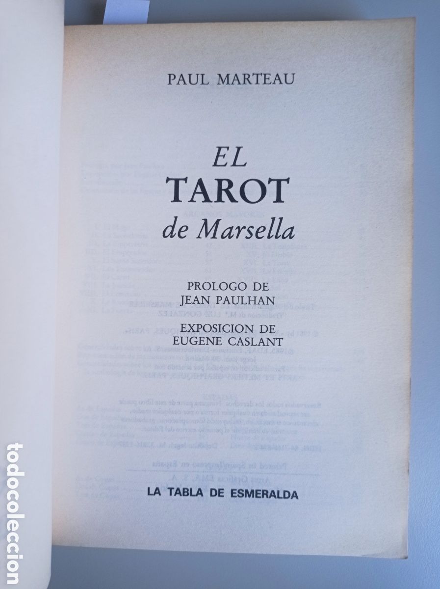 Libros de segunda mano: EL TAROT DE MARSELLA. COLECCI&Oacute;N LA TABLA ESMERALDA. - Foto 2