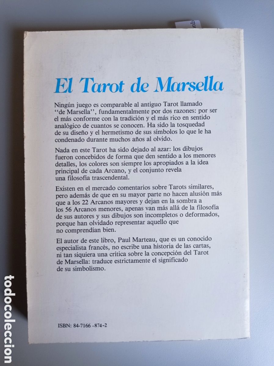 Libros de segunda mano: EL TAROT DE MARSELLA. COLECCI&Oacute;N LA TABLA ESMERALDA. - Foto 6