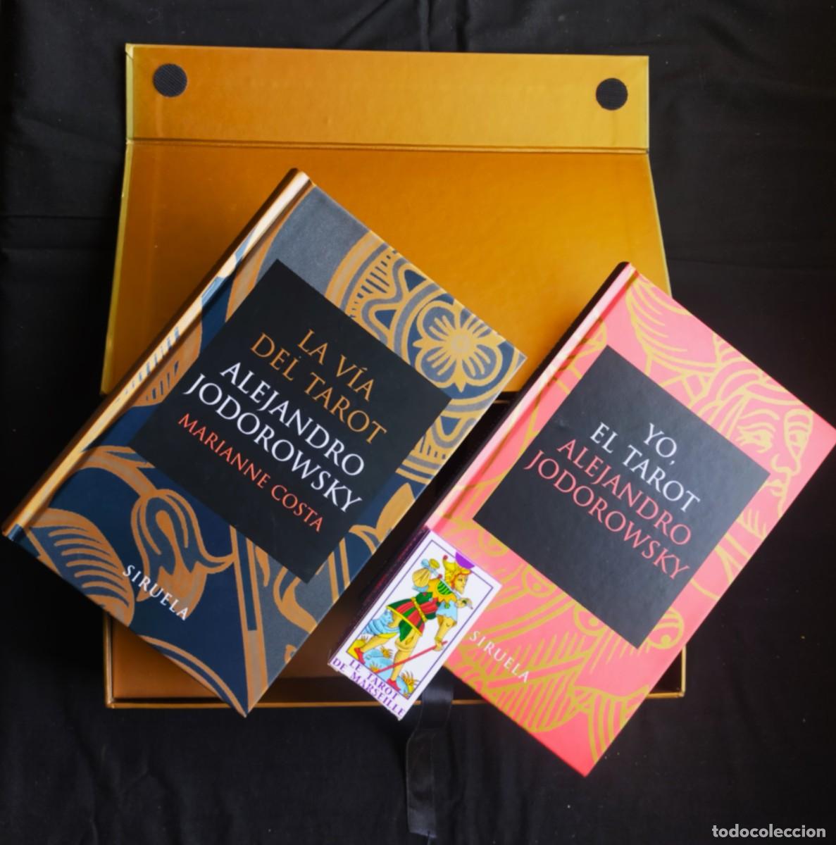 Libros de segunda mano: LA V&Iacute;A DEL TAROT - A. JODOROWSKY + MARIANNE COSTA. Estuche 2 libros + Baraja Tarot Marseille