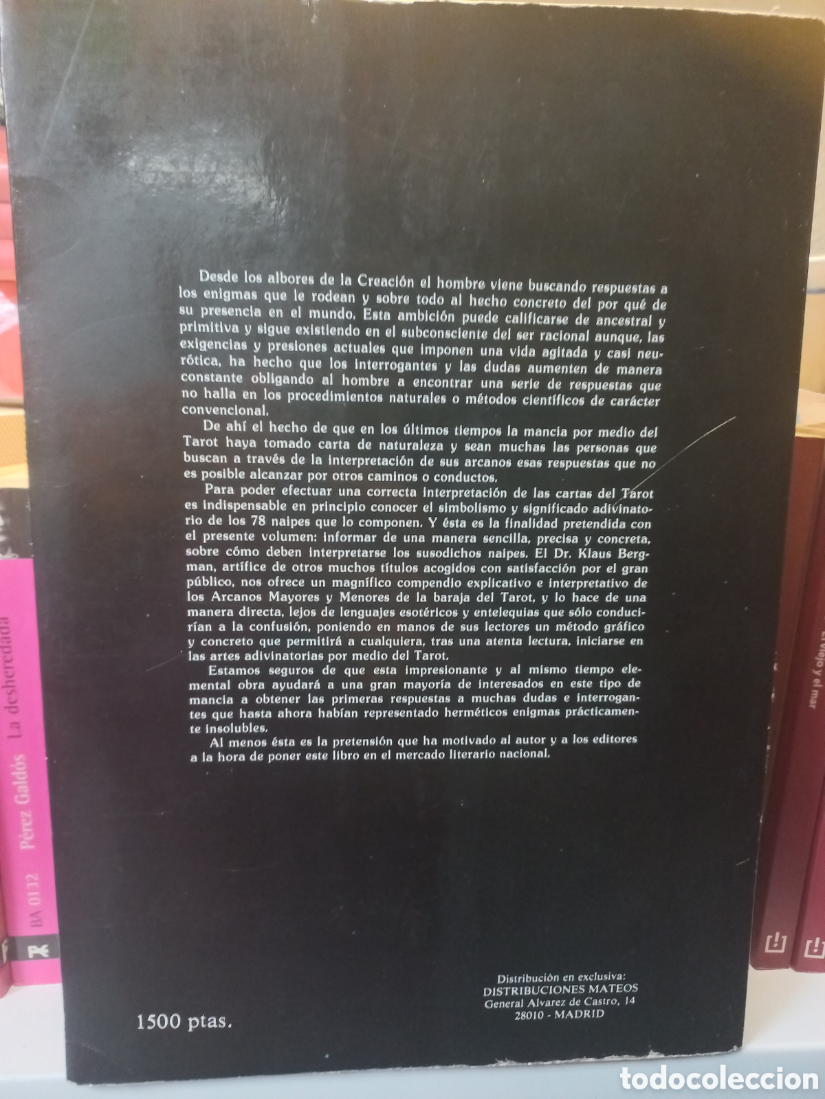 Libros de segunda mano: El poder del tarot. Como entender y utilizar el tarot. Klaus Bergman, 1989 - Foto 2