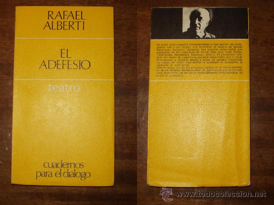 Libros de segunda mano: RAFAEL ALBERTI - EL ADEFESIO - TEATRO - Foto 1