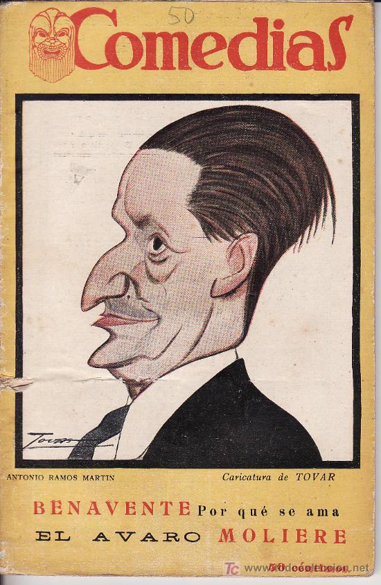 Libros de segunda mano: comedias -- benavente y moliere - Foto 1