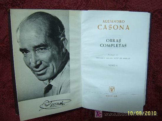 Libros de segunda mano: ALEJANDRO CASONA. OBRAS COMPLETAS (I).GRAN EJEMPLAR. - Foto 1