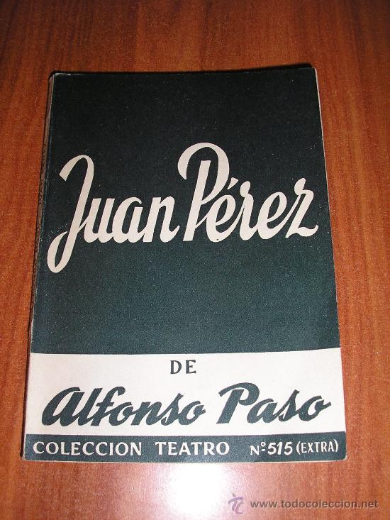 Libros de segunda mano: alfonso paso-juan perez - Foto 1