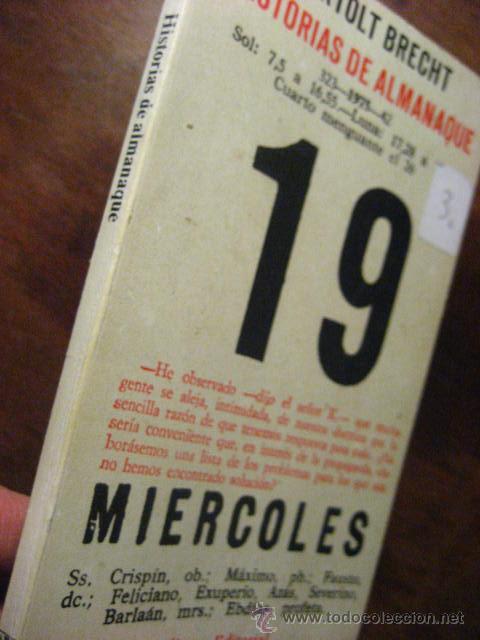 Gebrauchte B&uuml;cher: historias de almanaque, bertolt brecht , alianza editorial 76  ( nire  BOLSILLO 3