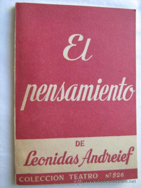 Libros de segunda mano: EL PENSAMIENTO. ANDREIEF, Leonidas. 1967 - Foto 1
