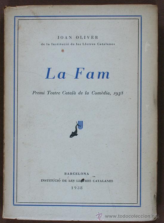 Libros de segunda mano: La Fam, Joan Oliver - Foto 1