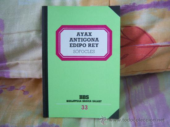 Libros de segunda mano: S&Oacute;FOCLES Ayax, Antigona, Edipo Rey - Foto 1