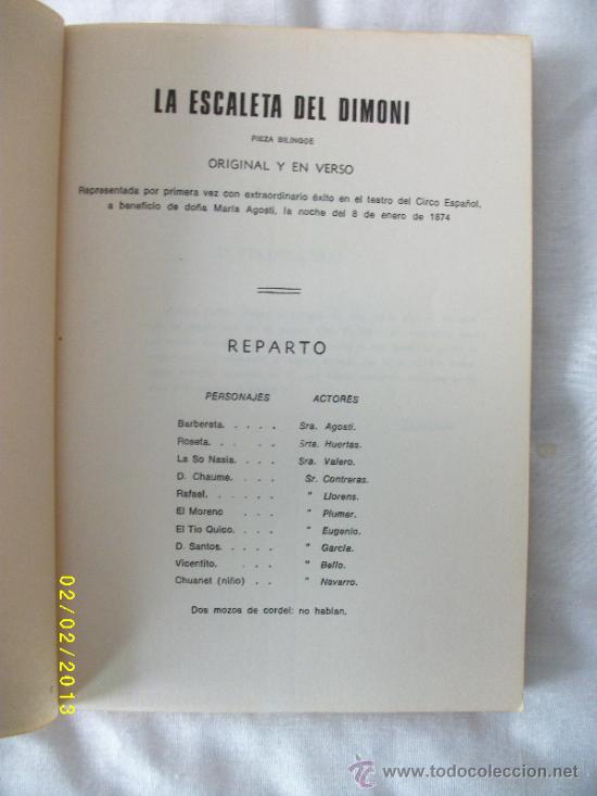 Libros de segunda mano: ESCALANTE OBRAS DRAMATICAS-A&Ntilde;O 1976. - Foto 2