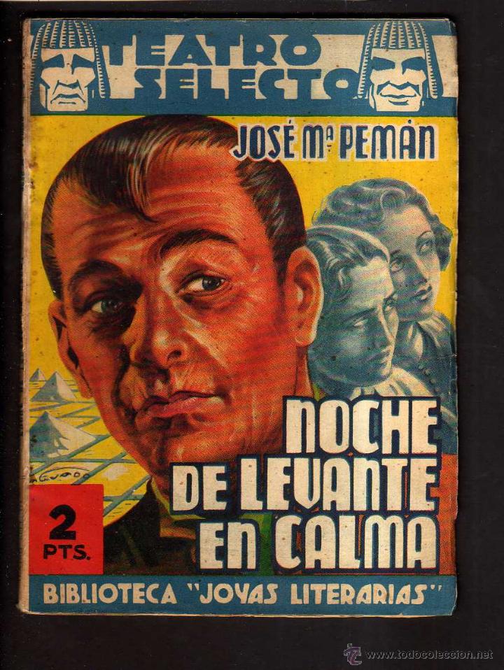 Libros de segunda mano: Noche de levante en calma. Teatro Selecto. - Foto 1