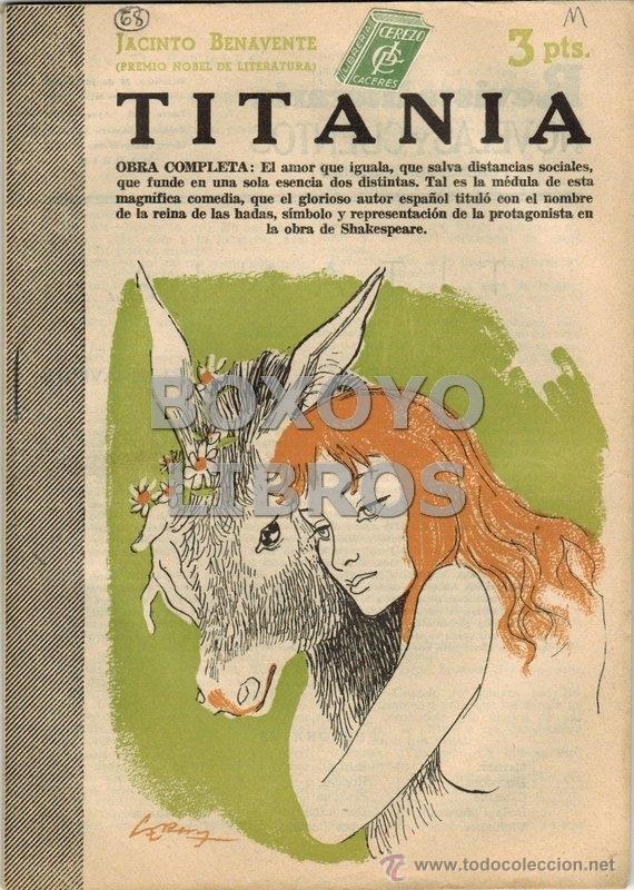 Libros de segunda mano: BENAVENTE, Jacinto. Titania. Obra completa - Foto 1