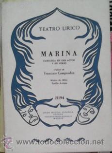 Libros de segunda mano: Marina, Francisco Camprod&oacute;n - Foto 1