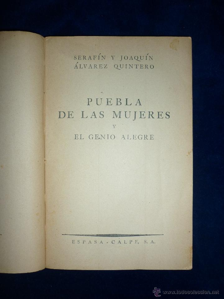 Libros de segunda mano: Puebla de las mujeres y El genio alegre - Foto 2