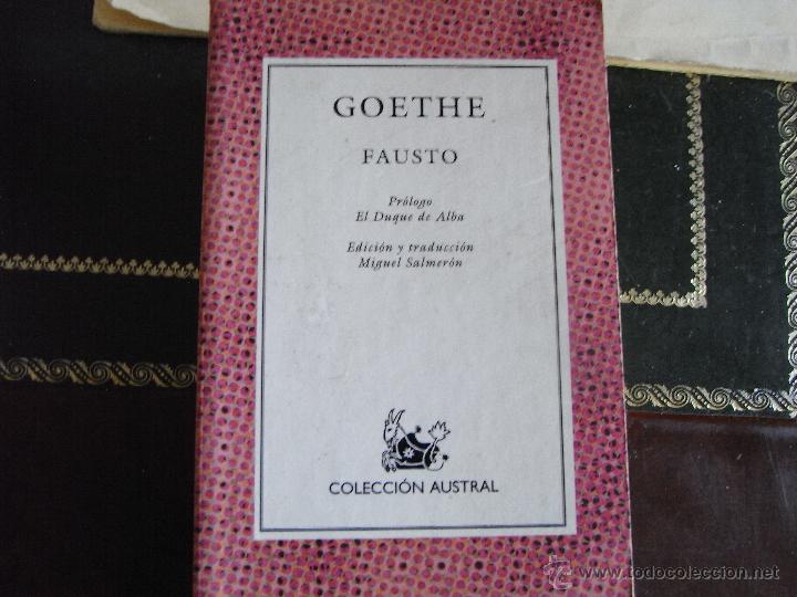 Libros de segunda mano: Fausto. Goethe. - Foto 1