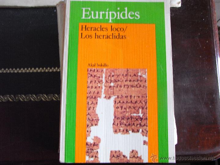 Libros de segunda mano: Heracles loco / Las her&aacute;clidas. Eur&iacute;pides - Foto 1