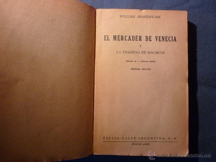 Libros de segunda mano: El mercader de Venecia y La tragedia de Macbeth - Foto 2