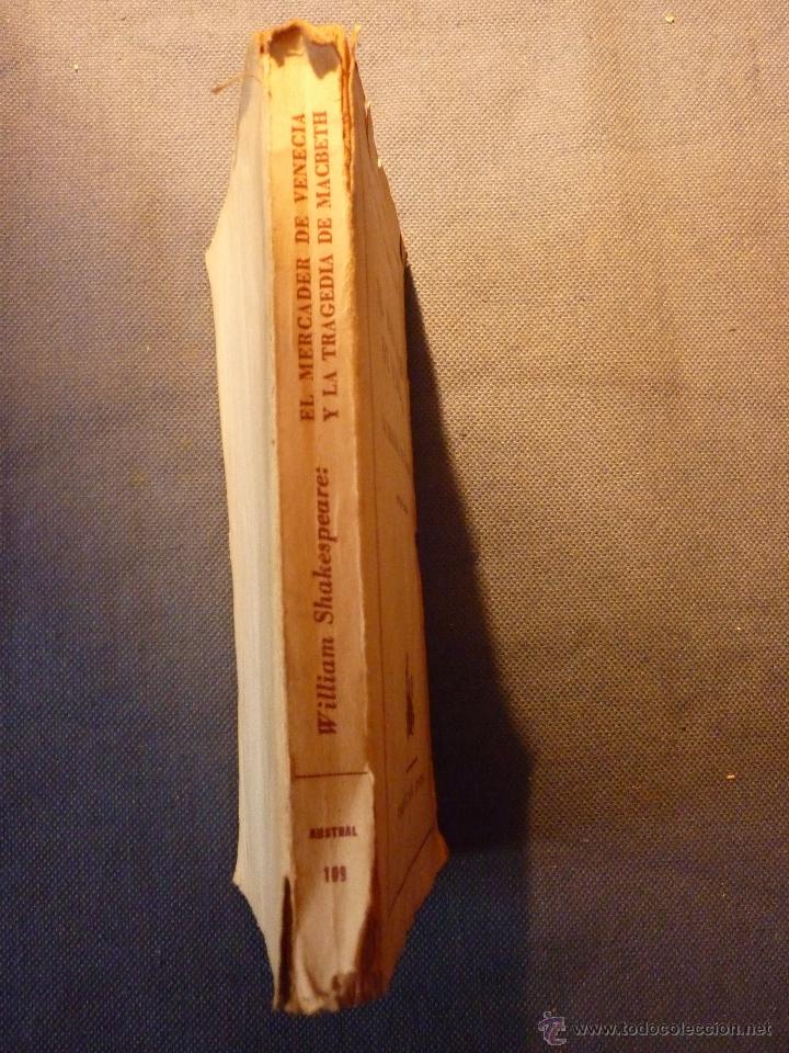 Libros de segunda mano: El mercader de Venecia y La tragedia de Macbeth - Foto 3