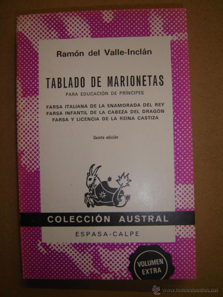 Libros de segunda mano: Tablado de Marionetas - Ram&oacute;n del Valle-Incl&aacute;n - Foto 1