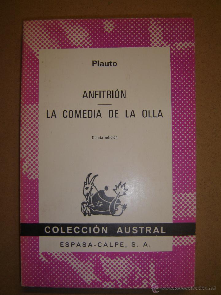 Libros de segunda mano: Anfitri&oacute;n  - La comedia de la olla  - Maccio Plauto - Foto 1